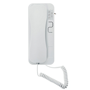 Трубка домофона белая для координатного домофона VIZIT (Визит), Metacom (Метаком), CYFRAL (Цифрал), с отключением звука Орбита OT-VNS09