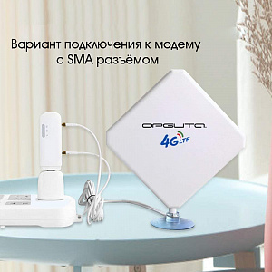 Антенна для модема MIMO GSM 4G Орбита OT-GSM14