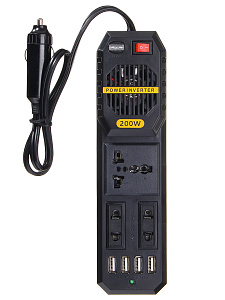 TDS TS-CAU42 автомобильный инвертор (220В/200Вт)