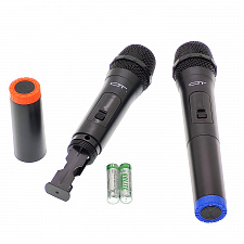 Микрофон караоке беспроводной набор 2шт Орбита OT-ERM12