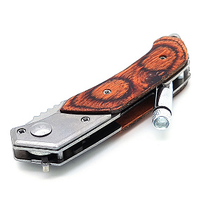 Патриот PT-TRK17 нож складной с фонариком (8/19,5см)