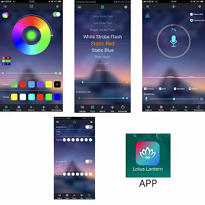 Светильник лампа для аквариума светодиодная RGB Огонек OG-LDP19