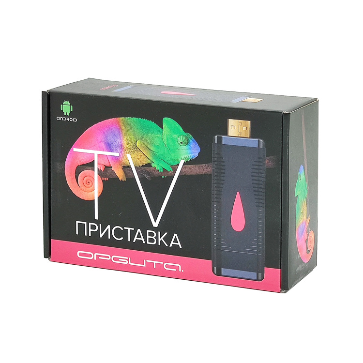 Смарт ТВ приставка медиаплеер на андроид 2/16 Гб Орбита OT-DVB30