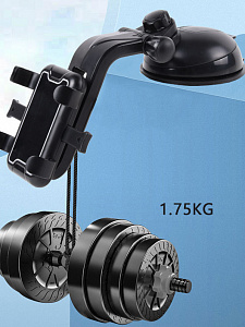 Держатель для телефона автомобильный на присоске TDS TS-CAA56 Черный