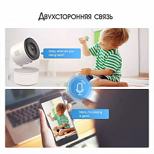 Видеоняня, камера видеонаблюдения беспроводная 2 Mp Орбита OT-VNI64 Белая