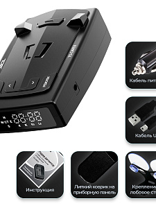 Антирадар автомобильный с голосовым оповещением с GPS TDS TS-CAR53