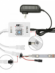 Огонек OG-LDL30-1 LED контроллер DC 12-24В (Wi-Fi, 2*RGB, 2*3PIN)