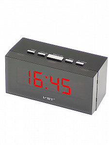 VST 772-1 Красные часы настольные (без блока)