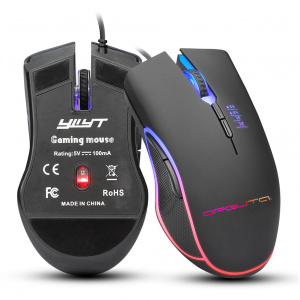 Орбита OT-PCM65 мышь проводная RGB (USB, 3200 dpi, оптическая, 7 кнопок)