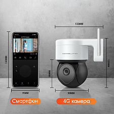 Видеосвет для фото и видео, RGBW светильник на штативе светодиодный Огонёк OG-SMH24