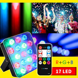 Светодиодный прожектор LED для вечеринок. Светомузыка Огонёк OG-LDS15