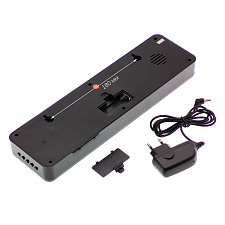 VST 805S-1 Красные часы настенные (температура, влажность)