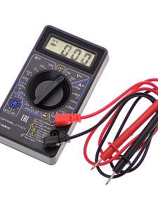 Мультиметр, тестер цифровой с щупами тестер тока и напряжения Орбита OT-INM10