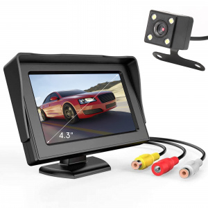 TDS TS-CAV33 Монитор 2 канала и камера автомобильные в наборе (4.3",800*480,9-32В)