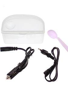 Ланч бокс для еды с подогревом в авто 12/220В Огонёк OG-HOG02 Красный