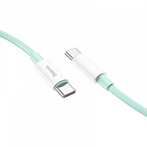 HOCO X68 Зеленый кабель PD100W (TYPE-C-TYPE-C) 1м