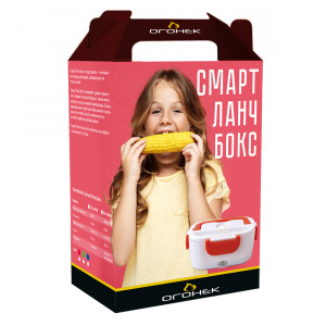 Ланч-бокс для еды с подогревом 220В Огонёк OG-HOG01 Синий