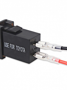 Розетка питания. Разъем в авто врезной на 2USB гнезда12-24В TDS TS-CAU47 Зеленая