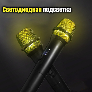 Микрофон караоке беспроводной набор 4 шт Орбита OT-ERM15
