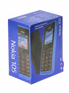 NOKIA 1050/105 Черный телефон кнопочный (2G, 1SIM, RM-908)