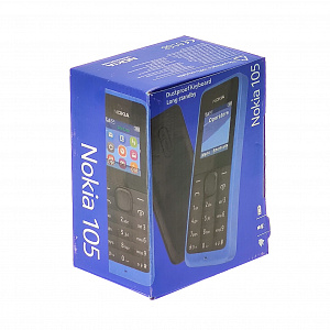 NOKIA 1050/105 Черный телефон кнопочный (2G, 1SIM, RM-908)