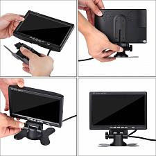 TDS TS-CAV31 Монитор автомобильный 2 канала (7",800*400,9-45В)