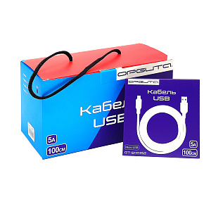 Орбита OT-SMM52 Белый кабель USB 5A (microUSB) 1м