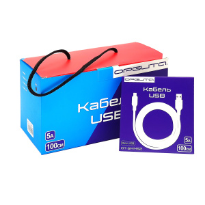 Орбита OT-SMM52 Белый кабель USB 5A (microUSB) 1м
