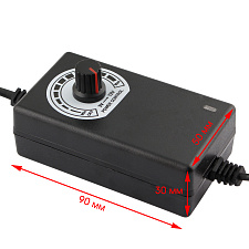 Орбита OT-APB115 Черный адаптер питания (3-12B, 3000mA, 5.5мм) 1.8м