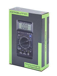 Мультиметр цифровой с прозвонкой тестер тока и напряжения с термопарой Орбита OT-INM30