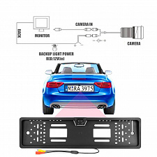 TDS TS-CAV11 рамка для номера с камерой (420ТВЛ, 12В)