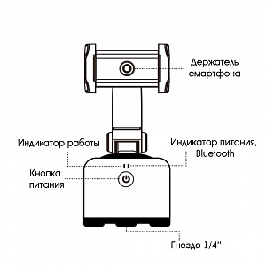 Apai Genie II Черная вращающаяся панорамная головка