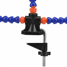 Третья рука для пайки с лупой 4 руки Помощник PM-INP23