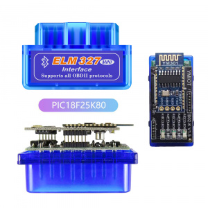 ELM327 OBD2 v1.5. Автосканер диагностический двухплатный для автомобиля Bluetooth адаптер TDS TS-CAA69