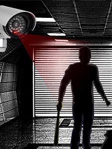 Муляж камеры видеонаблюдения уличный со светодиодом Орбита OT-VNP34