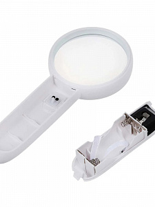 Лупа ручная увеличительная с подсветкой Орбита OT-INL65