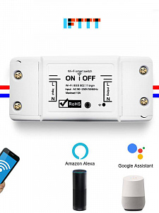 Умное реле с Алисой Wi-Fi 10A Орбита OT-HOS09