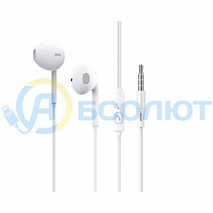 BOROFONE BM54 Белые наушники-гарнитура (3.5мм)
