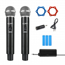 Микрофон караоке беспроводной набор 2 шт Орбита OT-ERM11