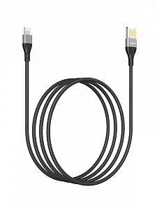 BOROFONE BU11 Черный кабель USB 2.4A (iOS Lighting) 1.2м