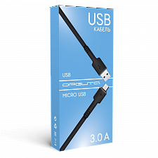 Орбита OT-SMM56 Белый кабель USB 3A (microUSB) 1м