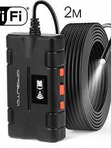 Орбита OT-SME15 эндоскоп WiFi (8мм, 1280*720, 2м)