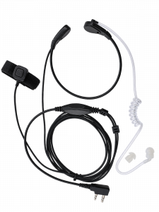 Гарнитура ларингофон с прозрачным воздуховодом для рации Baofeng, Kenwood, Retevis, TYT, QYT, MYT разъём 2 PIN Орбита OT-RCK10