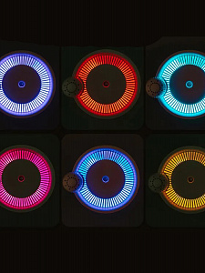 Увлажнитель воздуха для дома аккумуляторный с подсветкой Огонёк OG-HOM03 Белый