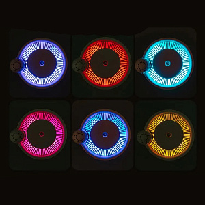 Увлажнитель воздуха для дома аккумуляторный с подсветкой Огонёк OG-HOM03 Белый