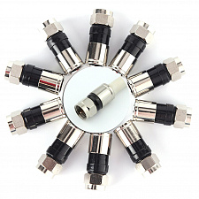 Орбита OT-AVT17 штекер F компрессионный-обжимной (RG-6 резин.кольцо) (УПАКОВКА 50ШТ)