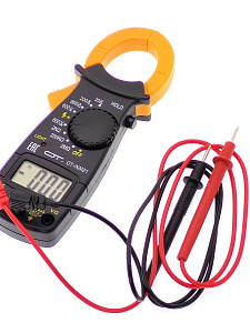 Мультиметр цифровой, клещи токовые тестер тока и напряжения Орбита OT-INM21