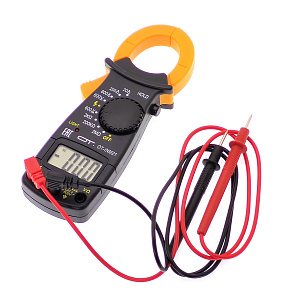 Мультиметр цифровой, клещи токовые тестер тока и напряжения Орбита OT-INM21