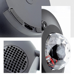 Световая установка Диско шар с лазером звёздное небо Огонёк OG-LDS30