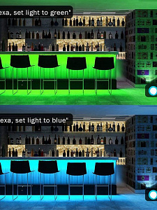 Огонек OG-LDL25 LED контроллер DC 5-28В (Wi-Fi, RGB, 4PIN, пульт)